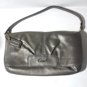 Coach Metallic Clutch/Baguette Bag